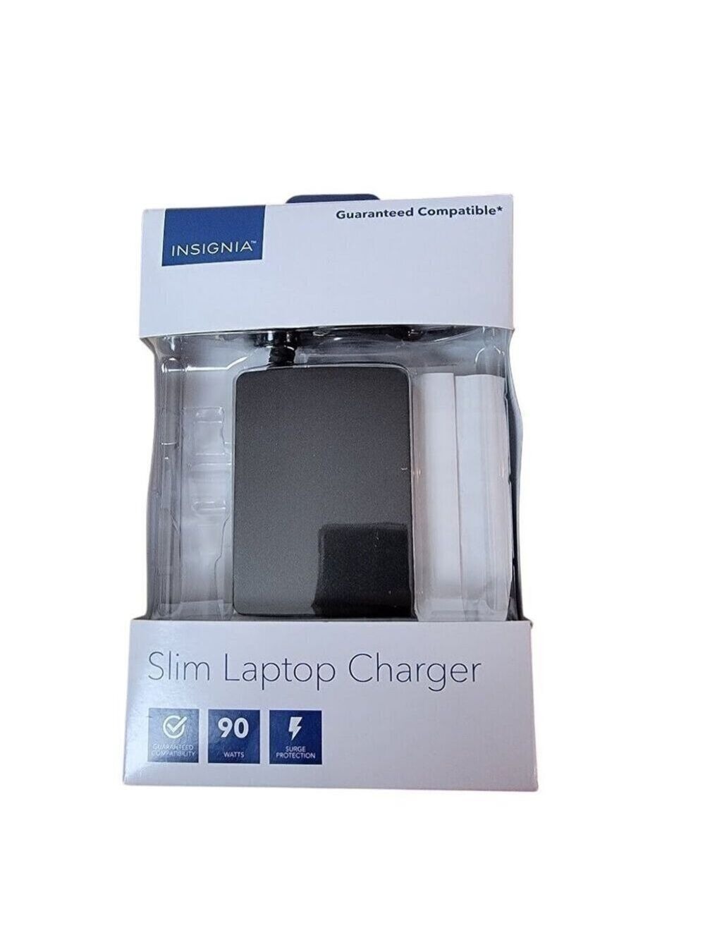 Insignia Slim 90 Watt laptop Charger - In Box With Tips